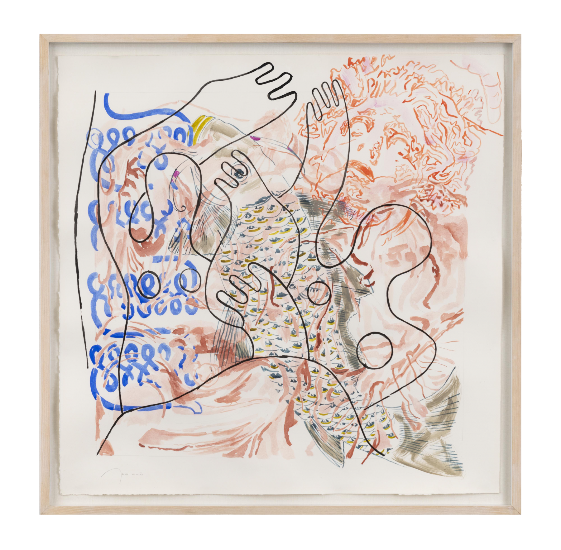 NANCY GRAVES
Talaria, 1988
Gouache and graphite on paper
30 by 30 in. 76.2 by 76.2 cm. 30 by 30 1/4 in. 76.2 by 76.8 cm.

&amp;nbsp;

&amp;copy; Nancy Graves Foundation, Inc./Licensed by VAGA at Artists Rights Society (ARS), New York

&amp;nbsp;