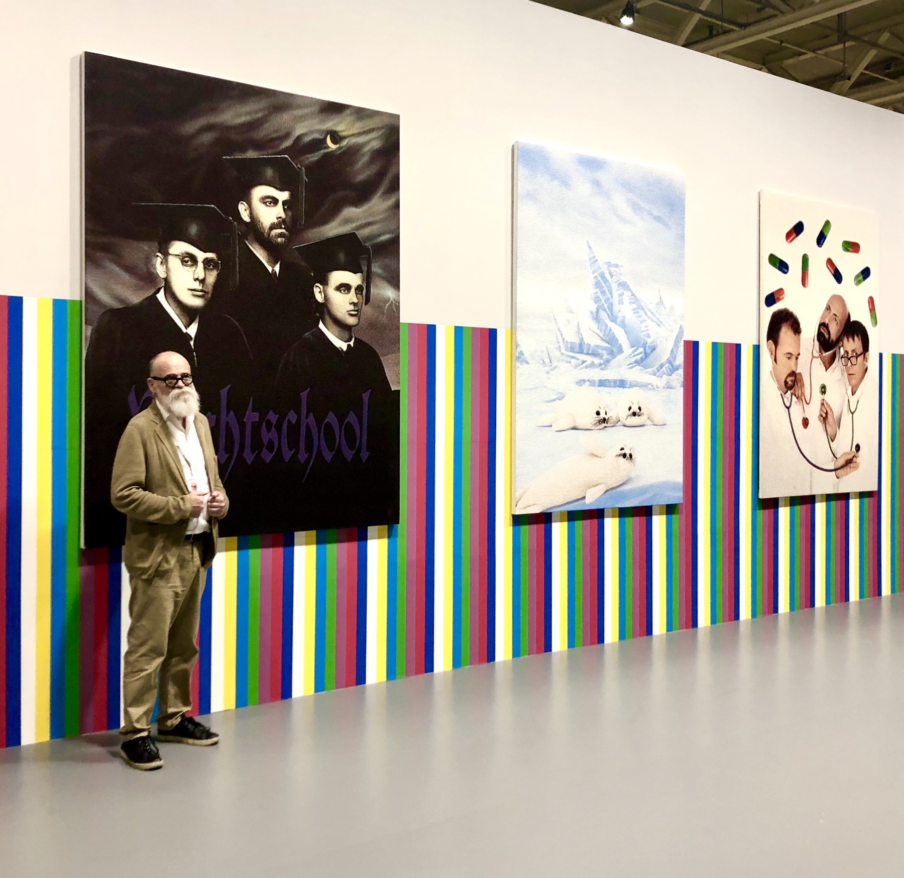 GENERAL IDEA
AA Bronson with the Complete Set of FIve Portraits

at Art Basel Unlimited, Basel, 2018

&amp;nbsp;