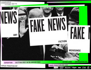 Karl Haendel in Fake News: Art, Fiction, Mensonge at the EDF Group Foundation
