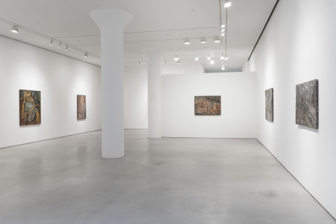 LEON KOSSOFF Installation view of&nbsp;A Life in Painting&nbsp;at Mitchell-Innes &amp;amp; Nash, New York, 2022