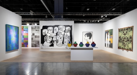 Installation view of Mitchell-Innes &amp;amp; Nash at Art Basel Miami Beach, Miami, Florida, 2021.