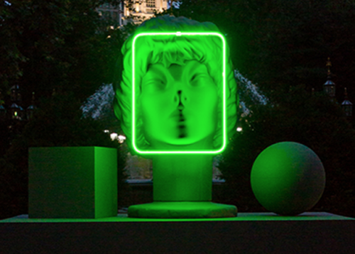AMANDA ROSS-HO The Character and Shape of Illuminated Things (Facial Recognition) 2015